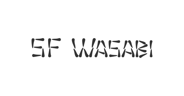 SF Wasabi font thumb